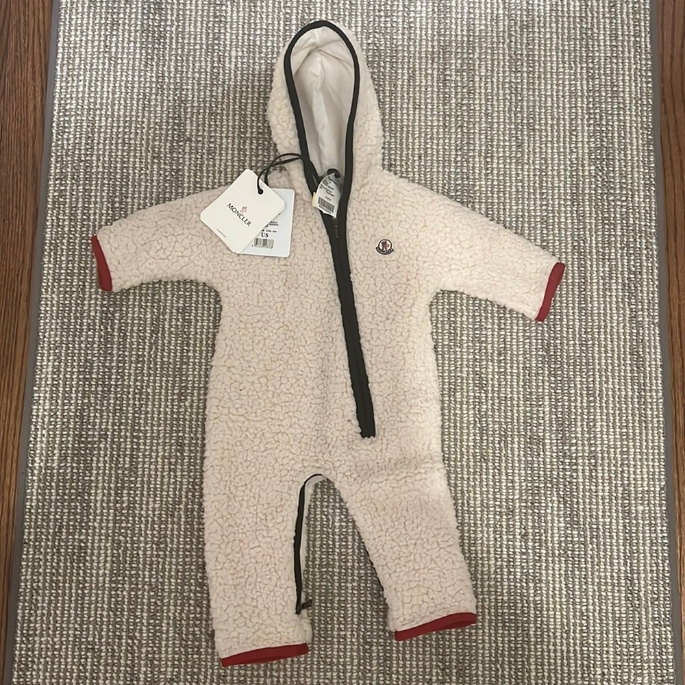 Moncler Fleece Onesie size 6/9months